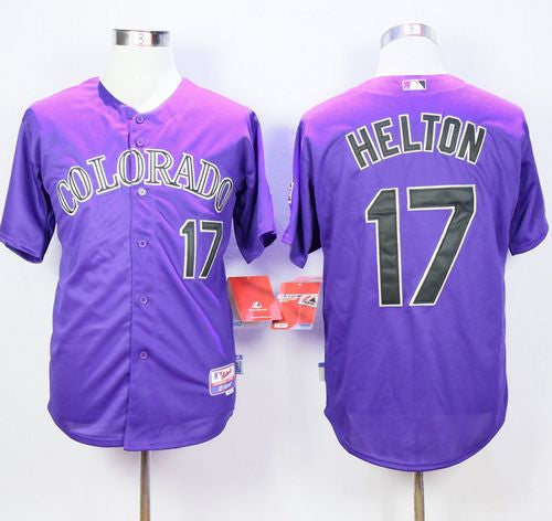 Todd Helton Colorado Rockies purple jersey