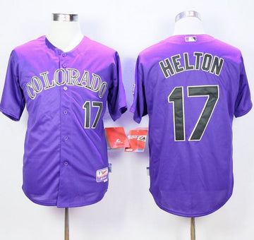 Todd Helton Colorado Rockies purple jersey