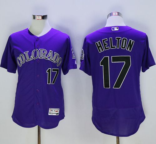 Todd Helton Colorado Rockies purple Authentic jersey