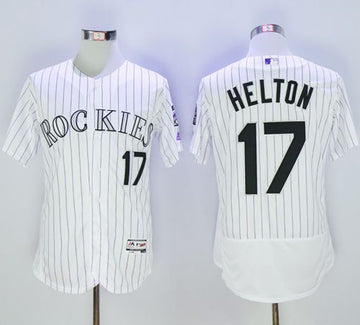 Todd Helton Colorado Rockies white Authentic jersey