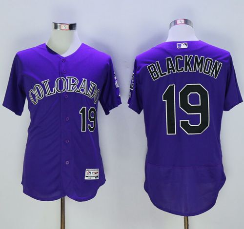 Charlie Blackmon Colorado Rockies purple Authentic jersey