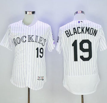Charlie Blackmon Colorado Rockies white Authentic jersey