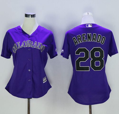 Nolan Arenado Colorado Rockies purple Alternate jersey