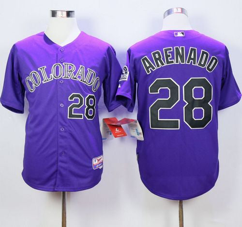 Nolan Arenado Colorado Rockies purple jersey