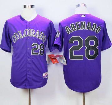 Nolan Arenado Colorado Rockies purple jersey