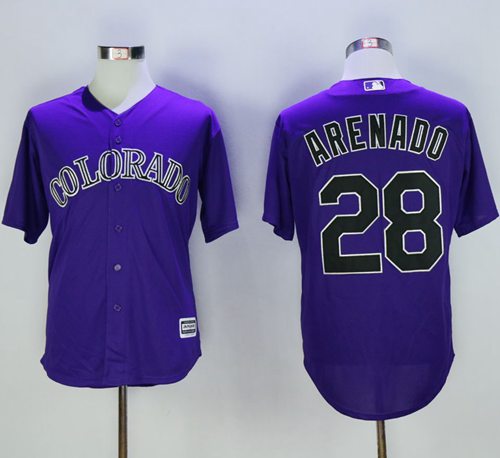 Nolan Arenado Colorado Rockies purple jersey
