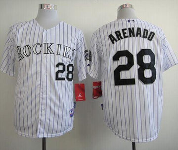Nolan Arenado Colorado Rockies white jersey