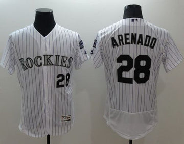 Nolan Arenado Colorado Rockies white Authentic jersey