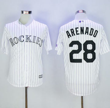 Nolan Arenado Colorado Rockies white jersey