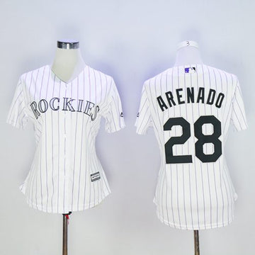Nolan Arenado Colorado Rockies white Home jersey