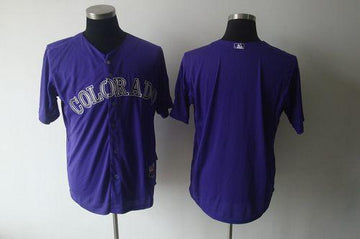 Custom Colorado Rockies purple jersey