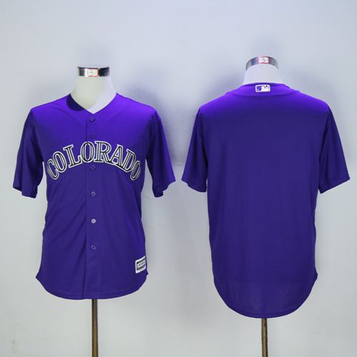 Custom Colorado Rockies purple jersey
