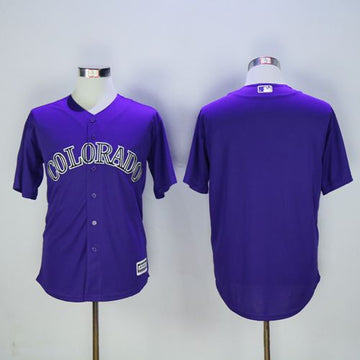 Custom Colorado Rockies purple jersey