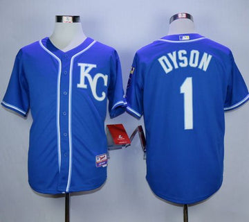 Jarrod Dyson Kansas City Royals blue Alternate jersey