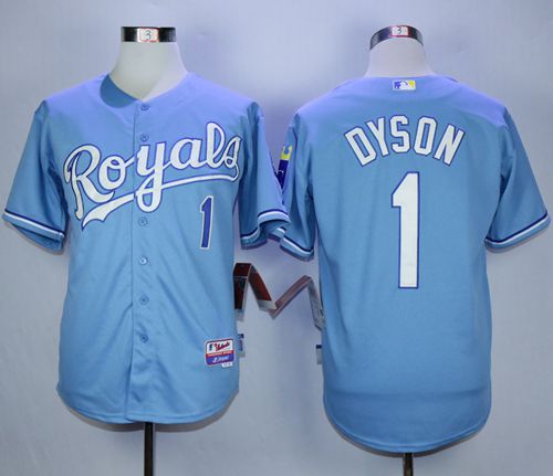 Jarrod Dyson Kansas City Royals blue Alternate jersey