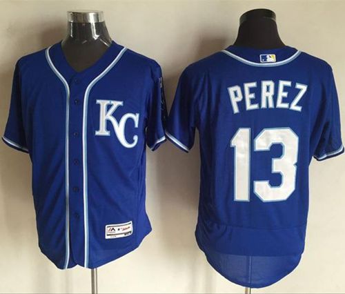 Salvador Perez Kansas City Royals royal Authentic jersey