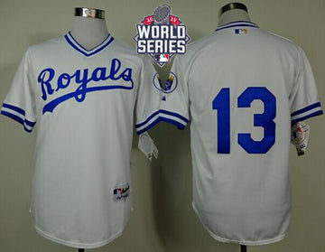 Salvador Perez Kansas City Royals white jersey