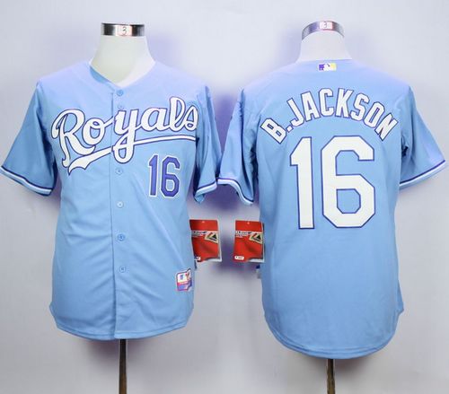 Bo Jackson Kansas City Royals blue jersey