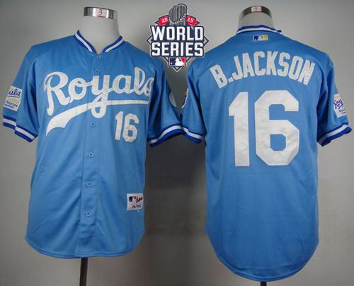Bo Jackson Kansas City Royals blue jersey