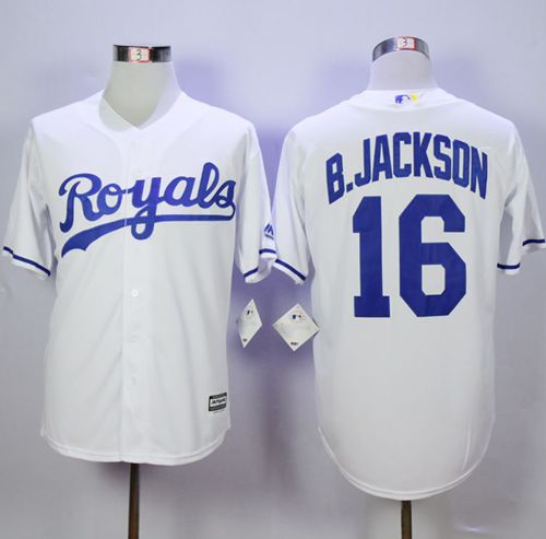 Bo Jackson New Kansas City Royals white jersey