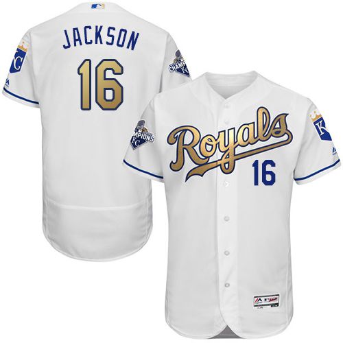Bo Jackson Kansas City Royals white Authentic jersey