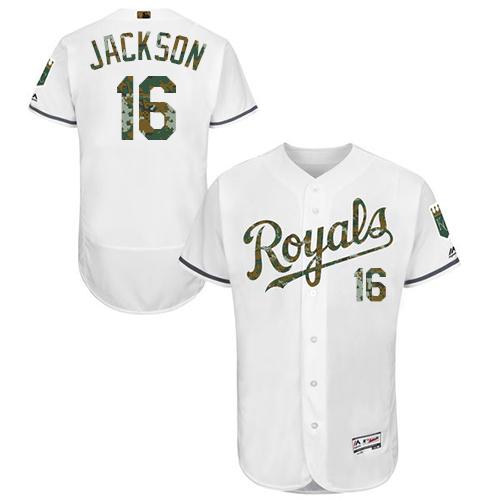 Bo Jackson Kansas City Royals white Authentic jersey