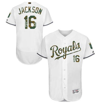 Bo Jackson Kansas City Royals white Authentic jersey