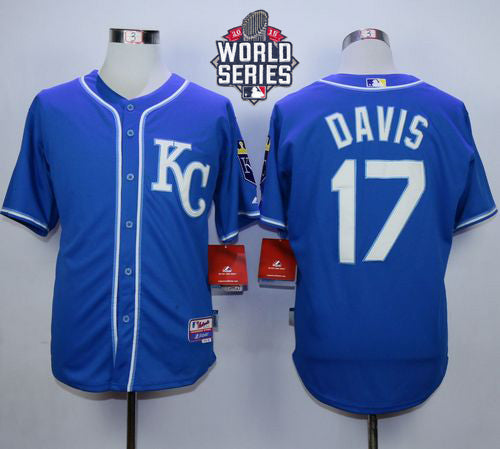 Wade Davis Kansas City Royals blue Alternate jersey