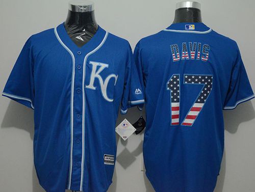 Wade Davis Kansas City Royals blue Fashion jersey