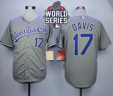 Wade Davis Kansas City Royals grey jersey