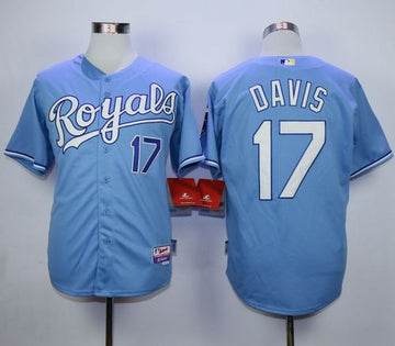 Wade Davis Kansas City Royals blue Alternate jersey