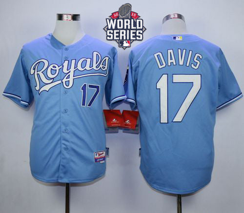Wade Davis Kansas City Royals blue Alternate jersey
