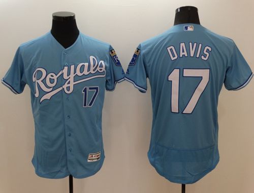 Wade Davis Kansas City Royals blue Authentic jersey