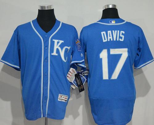 Wade Davis Kansas City Royals royal Authentic jersey