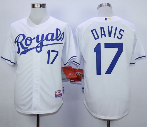 Wade Davis Kansas City Royals white jersey