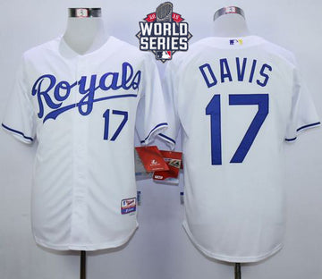 Wade Davis Kansas City Royals white jersey