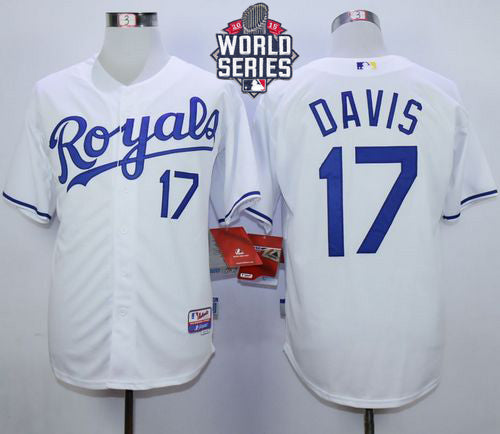 Wade Davis Kansas City Royals white jersey