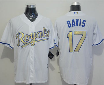 Wade Davis Kansas City Royals white jersey