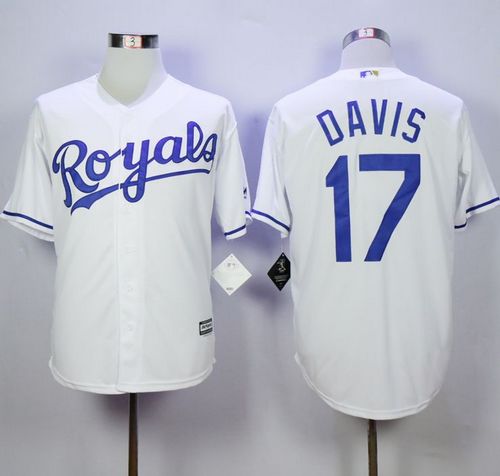Wade Davis Kansas City Royals white jersey