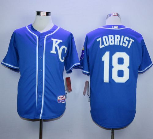 Ben Zobrist Kansas City Royals blue Alternate jersey