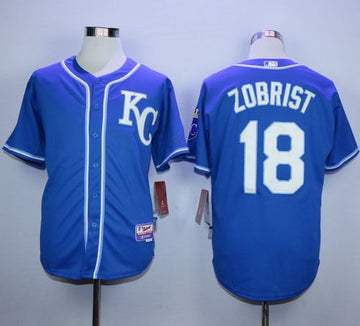 Ben Zobrist Kansas City Royals blue Alternate jersey