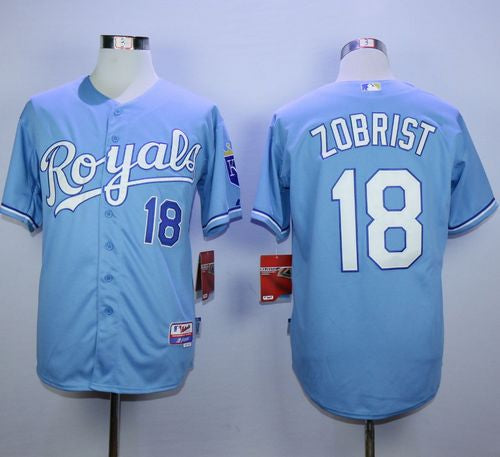 Ben Zobrist Kansas City Royals blue Alternate jersey