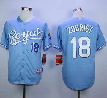 Ben Zobrist Kansas City Royals blue Alternate jersey