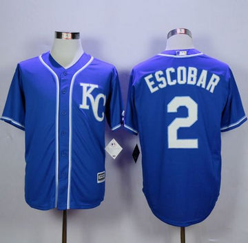 Alcides Escobar Kansas City Royals blue Alternate jersey