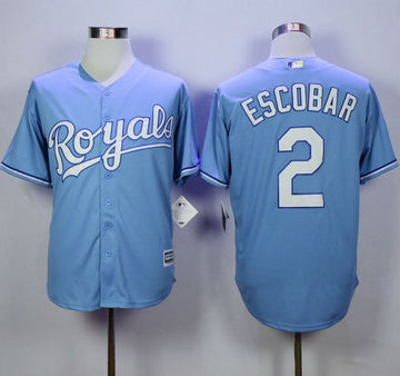 Alcides Escobar Kansas City Royals blue Alternate jersey