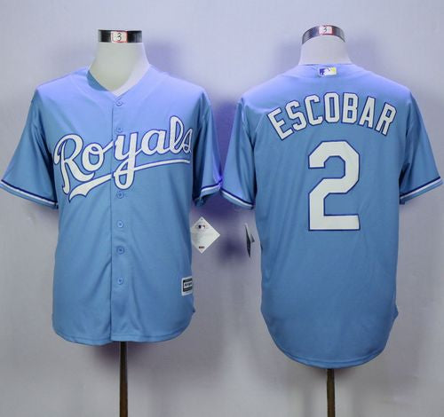 Alcides Escobar Kansas City Royals blue Alternate jersey