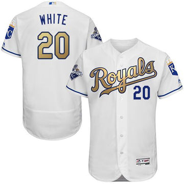 Frank Kansas City Royals white Authentic jersey