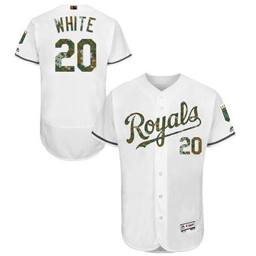 Frank Kansas City Royals white Authentic jersey
