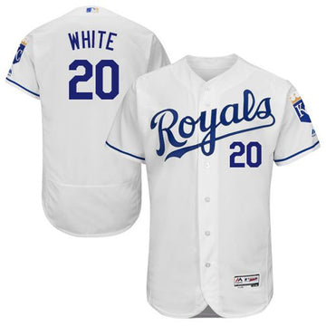 Frank Kansas City Royals white Authentic jersey