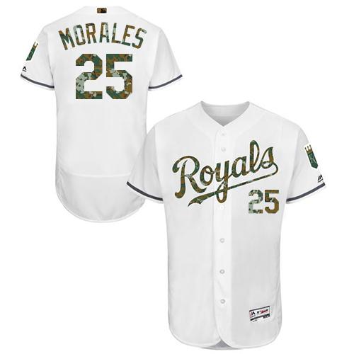 Kendrys Morales Kansas City Royals white Authentic jersey